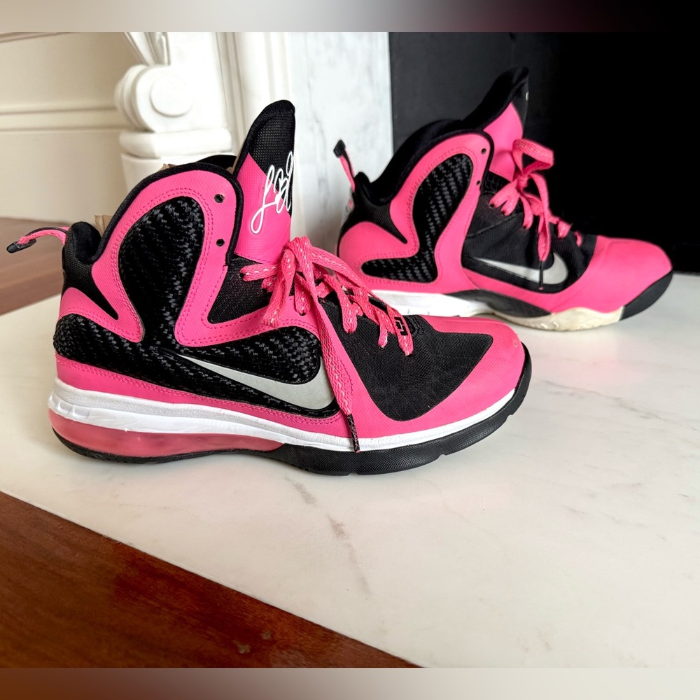 NIKE LEBRON 9 GS Women Sneakers Basketball Athletic Shoes  Big Girls Size 6.5